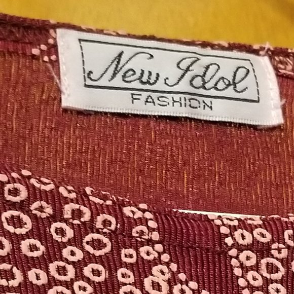 COPY - Maroon embellished Tulip design Top - Picture 8 of 8